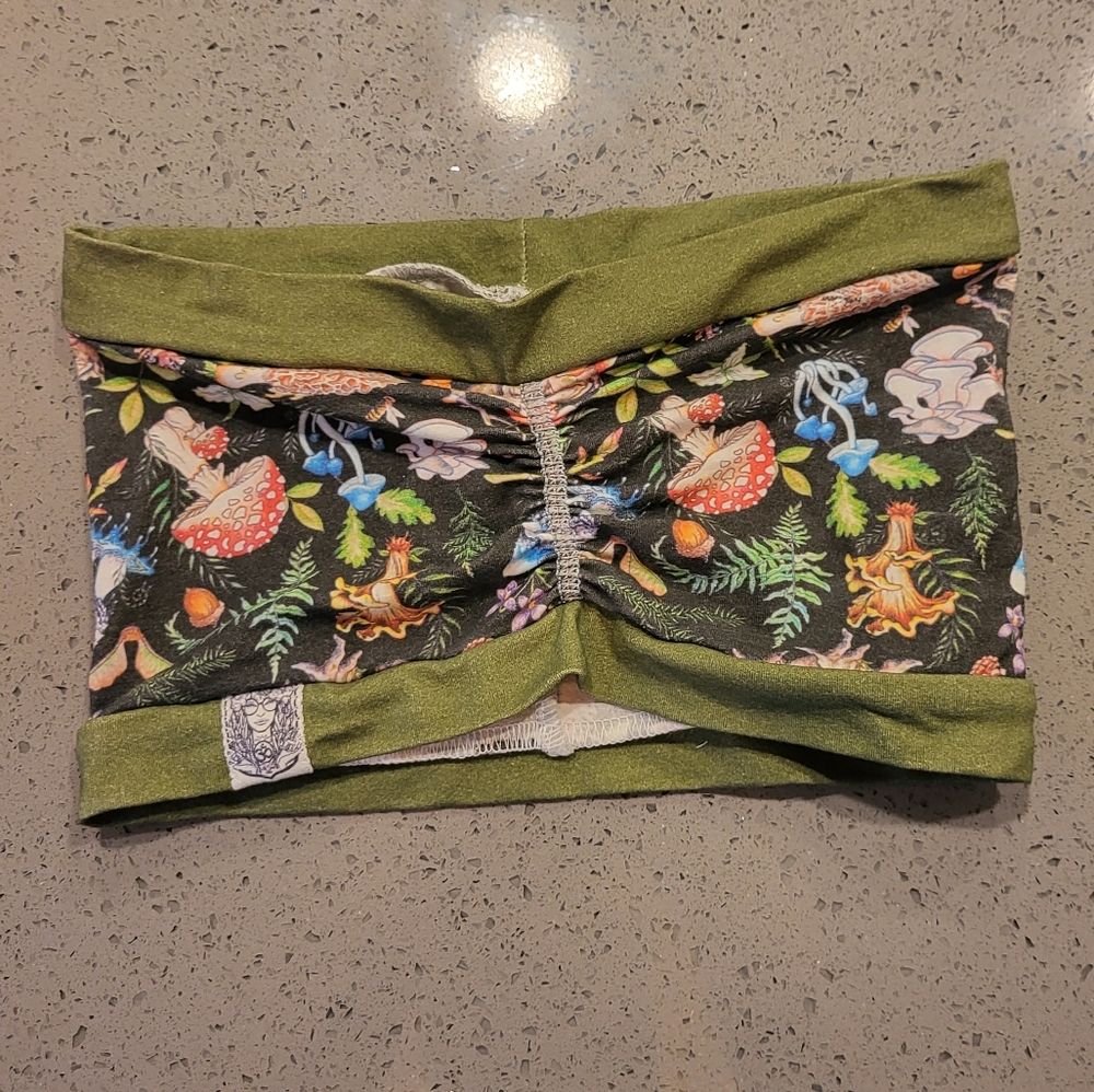 Hot Mango Undies Forest Tube Bralette Crop Top